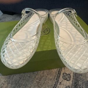 Tory Burch Clear Mesh Flats